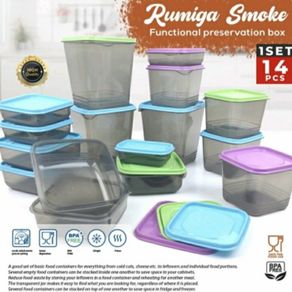toples rumiga smoke calista otaru smoke sealware 14 pcs toples makanan