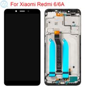 10 sentuh LCD Untuk Xiaomi Redmi 6A LCD Dengan Bingkai Sentuh Layar Perakitan 5.45 Inci Asli Redmi 6 Tampilan Layar