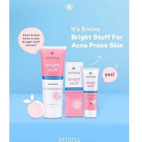 emina bright stuff series acne prone tone up toner face moisturizing - face toner100ml