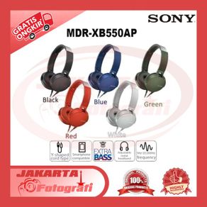 sony extra bass headphone mdr-xb550ap / headset sony mdr xb550ap - green