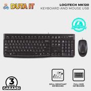 Keyboard Mouse Logitech Mk120 Original