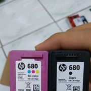 TINTA HP 680 CARTRIDGE KOSONG, BELUM PERNAH REFILL ORIGINAL!!!!!