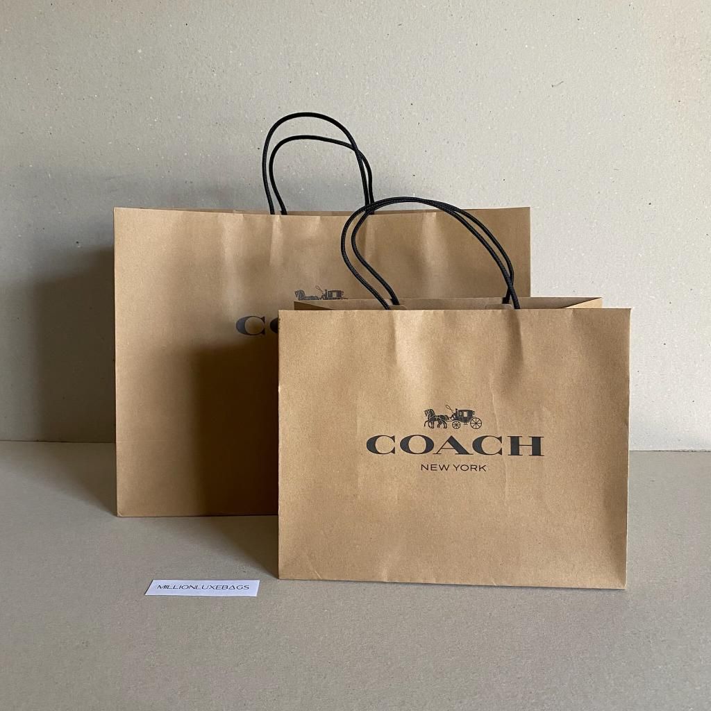 coach paper bag original