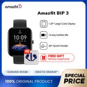 "Amazfit Bip U/Bip 3 smartwatch 1.43"" Big Color Touch Screen SpO2 Monitor jam tangan 60+ sports mode 5 ATM waterproof  50 watch faces"