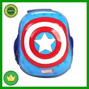 Hardshell Captain America Tas Ransel Anak