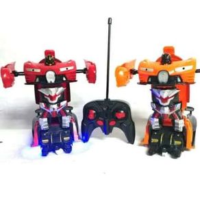 Mainan Mobil Remote Transformer/Mobil Robot Buggati