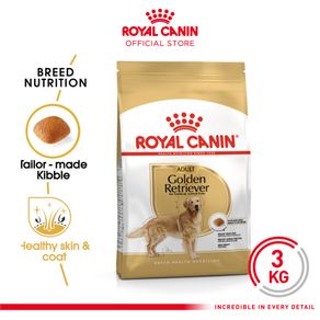 Royal Canin Golden Retriever Adult (3kg) Dry Makanan Anjing Dewasa - Breed Health Nutrition