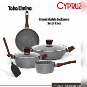 Cypruz Marble Cookware Set Of 7