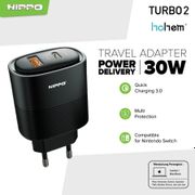 Hippo Turbo 2 Adaptor Charger Type C USB 30W 3A Original Fast Charging Power Delivery Kepala Adapter Casan Tipe C Ori