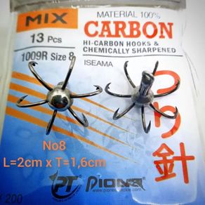 2PCS Garong Baronang Premium mata 6&7 MIX CARBON