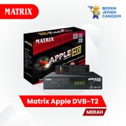MATRIX APPLE MERAH SET TOP BOX DVB T2 / PENERIMA SIARAN DIGITAL
