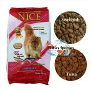 GRAB INSTANT - Nice Cat Food 20 Kg Makanan Kucing Dewasa Tuna 20kg Seafood 20 kg (MAKANAN KUCING 20 KG)