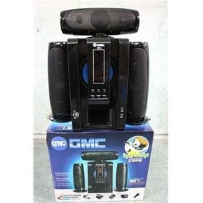 GMC 2.1 Channel Multimedia Speaker Aktif - Active Subwoofer System With Satellite - Bluetooth - FM