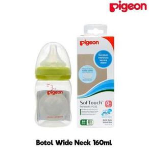 Premium Pigeon Botol Susu Soft Touch Wide Neck 160ml/ SofTouch Bottle - PG12 Diskon