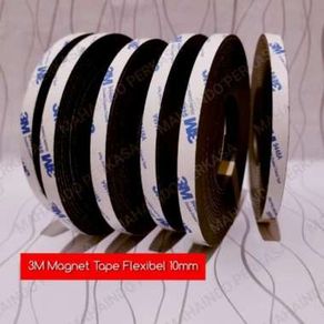 Magnet Tape 3m 10mm x 5m Flexible Tape Strep Kulkas - Kawat Nyamuk