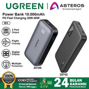 UGREEN Power Bank 10.000mAh PD Fast Charging 30W 25185