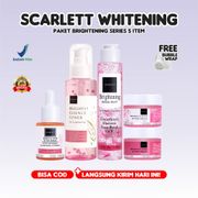 Scarlett Whitening Paket Brightening [Free Bonus] Series BPOM Halal Cream By Felicya Scarlet Pencerah