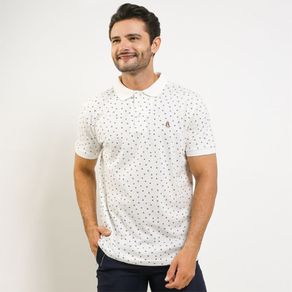 Hush Puppies Kaos Polo Pria Hopscotch White