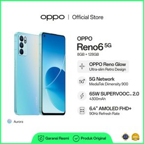 OPPO Reno6 5G 8/128GB [5G Network AI Highlight Video 65W SuperVOOC 2.0 OPPO Reno Glow]