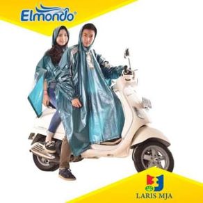 Jas Hujan Elmondo Boncengan Mantel U Hujan Dua Kepala Poncho Lengan