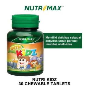 Nutrimax Nutri Kidz Nutrisi 30 Tablets Bpom Suplemen Perkembahan Otak