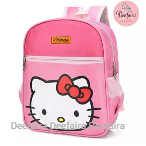 tas sekolah anak tas karakter doraemon-super mario-hello kitty - hello kitty