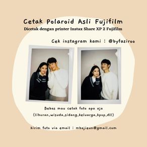 jasa cetak foto polaroid asli fujifilm // foto wisuda sidang // idol kpop kdrama // liburan holiday