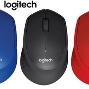 mouse wireless logitech m331 silent garansi resmi - merah