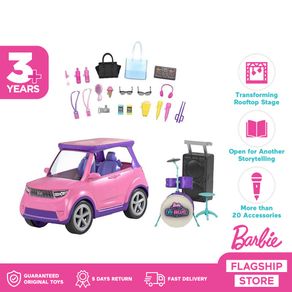 Barbie Big City, Big Dreams Transforming Vehicle Playset - Mainan Mobil Boneka