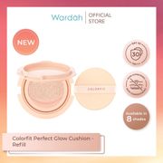 Wardah REFILL Colorfit Perfect Glow Cushion SPF 33 PA++ - Tahan 12 Jam Hasil Glowing
