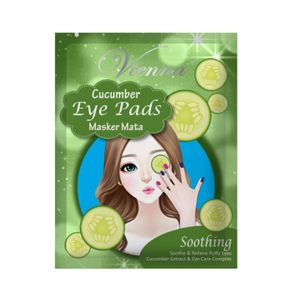 vienna masker mata - timun [ hijau ] / cucumber eye pads soothing