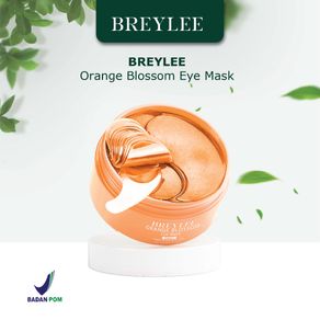 BREYLEE Orange Blossom Eye Mask - Masker mata Whitening , Melembabkan, Mencerahkan Area Sekitar Mata (60 pads)