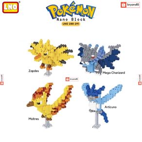 [READY] Nano Block / Balok / Blok / Bricks Pokemon LNO 288-291