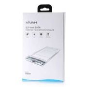 VIVAN VSHD1 U3 Casing Hardisk External - Transparant [USB 3.0 / 2.5 Inch SATA]
