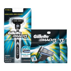 [GIFT] Gillette Mach 3 Razor + 2 Cart 2s