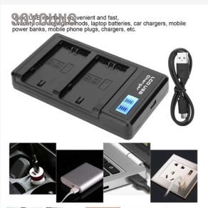 camera dual battery charger for sony alpha a9 a7r3 a7m3 a7 mark iii