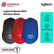 Mouse Wireless Logitech M331 - Silent Plus Mouse Garansi Resmi 1 Tahun