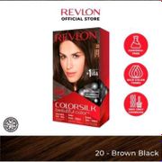 Revlon Colorsilk Hair Color Cat Rambut Pewarna Rambut Tanpa Amonia - Brown Black