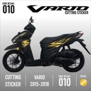 Cutting Sticker Vario LED 125 & 150-Aksesoris Motor Stiker Vario GJR10 - GOLD