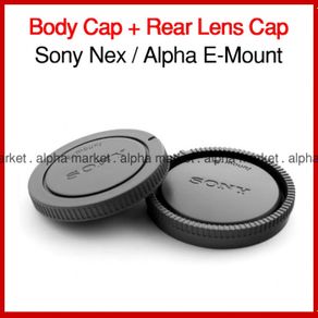 tutup body rear cap belakang lensa kamera sony e-mount nex 5 alpha a7