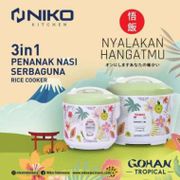 Promo Niko Magic Com 1.2 Liter 3in1 Rice Cooker GOHAN GC 12 Limited