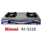 Gratis Ongkir Rinnai : Kompor Gas 2 Tungku Stainless Ri-522E