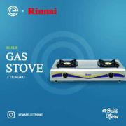 Rinnai Kompor Gas Stainless 2 Tungku Ri-522E - Silver