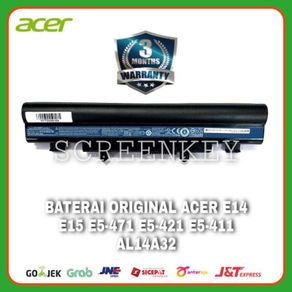 Baterai Batrai Laptop Acer Aspire E14 E15 E5-411 E5-421 E5-471 E5-511 E5-571 E5-521 V3-571 AL14A32