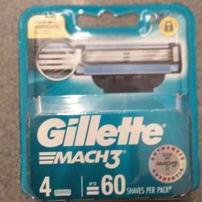 gillette mach 3 refill isi 4