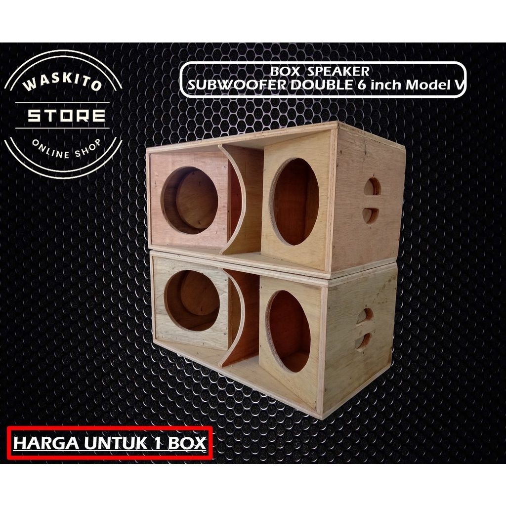 box speaker 6 inch double