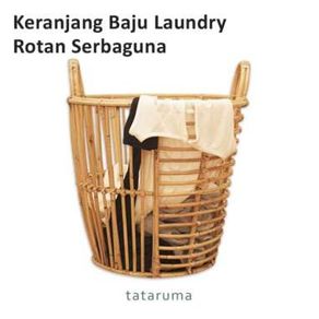 KERANJANG LAUNDRY BASKET ROTAN