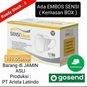 Sensi Duckbill Masker 4Lapis/4ply Isi 50 pcs Masker Double Filter
