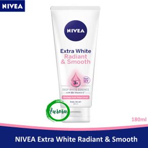 NIVEA Extra White Radiant & Smooth Body Serum - 180ml