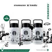 Reusable Bottle / Tumbler Starbucks X Kreaby 1 Liter ginal